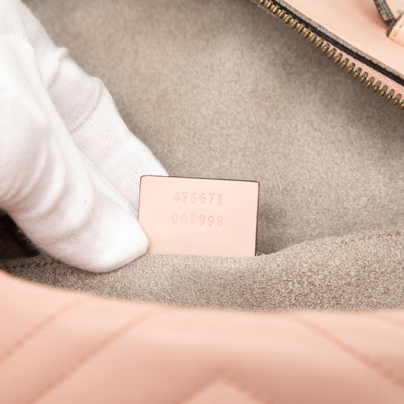 Pre-Loved Gucci Small GG Marmont Matelasse Leather Backpack - Picture 6 of 7